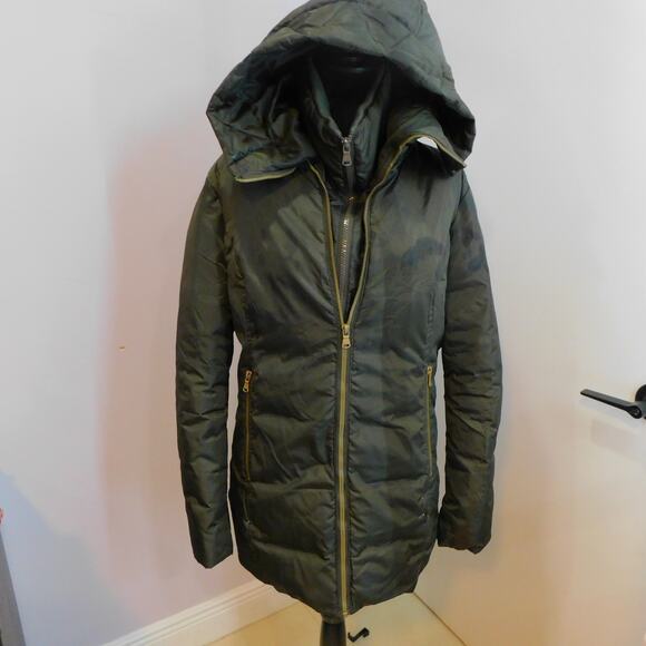 Hawke & Co. Jacket XL Down & Feathers Filled Dark Olive Green Men's - Picture 2 of 9